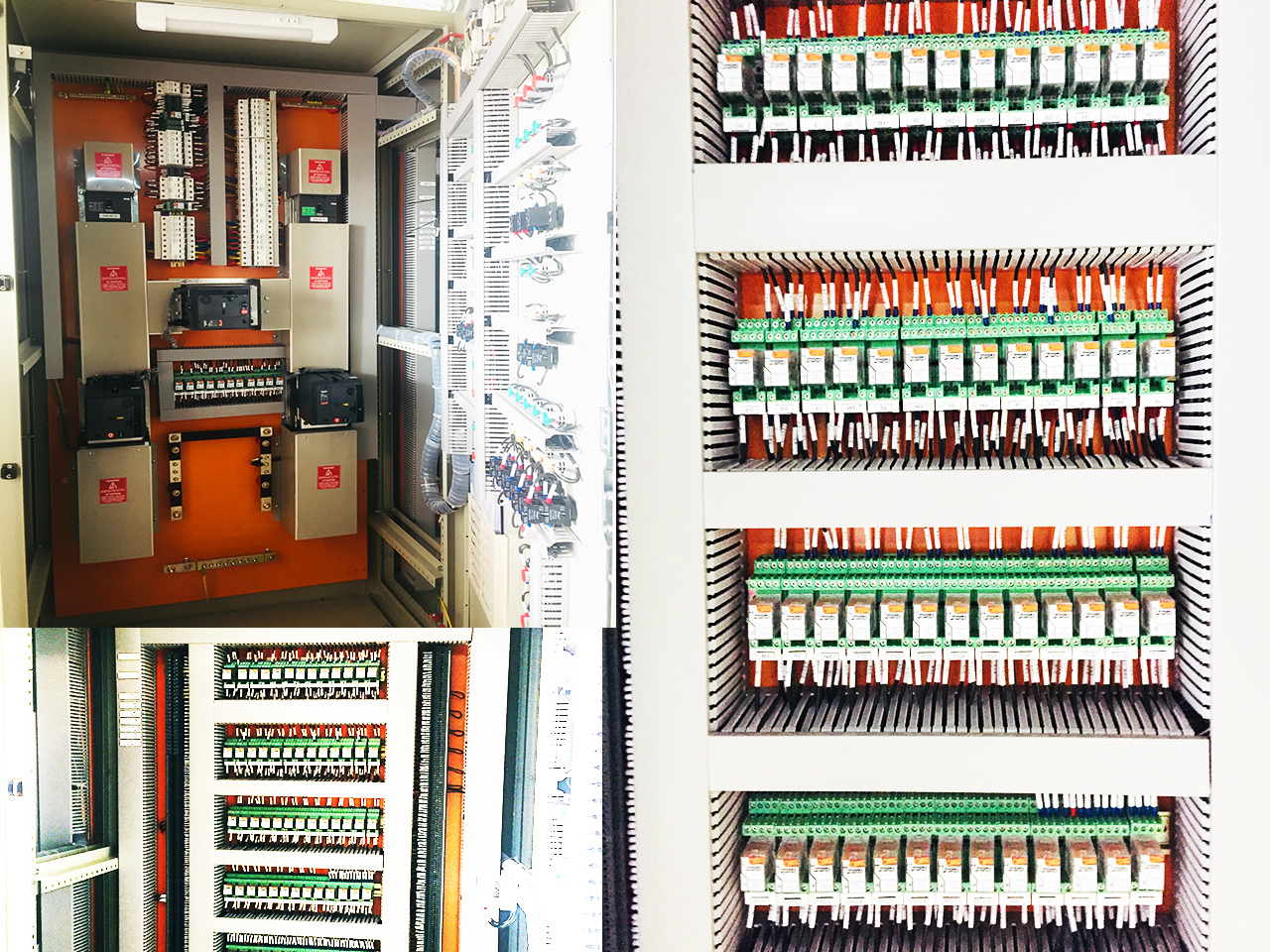 Control panel relays